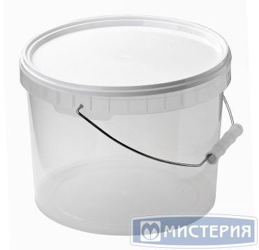 Крышка к контейнеру для пресервов [ведру] d230 мм, бел., ПП, 100 шт/кор "Альянсупак" 100 шт/упак БЕЛАРУСЬ КВ-230 бел