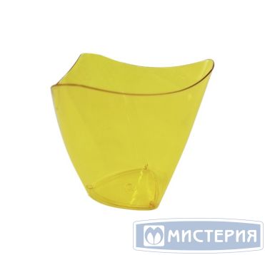 Форма для фуршетов 120 мл 79х77х67 мм, диз. "Кимоно", желт., ПС, 25 шт/упак "Buffet" 400 шт/кор РОССИЯ 1050