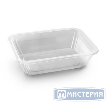 Контейнер под запайку 730 мл, 1-секц. 187х137х45 мм, прозр. ПП, 50 шт/упак "ПолиЭр" 400 шт/кор РОССИЯ К-187*137*45 ПРУ прозр.