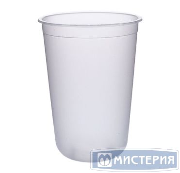 Стакан одноразовый 500 мл, диз. "U-cup", прозр., ПП, 25 шт/упак 500 шт/кор РОССИЯ