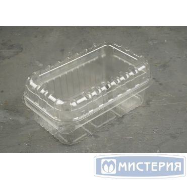 Крышка к контейнеру 165х95х55 мм, прозр., ПЭТ, 540 шт/кор "ЮПласт" 540 шт/упак РОССИЯ ЮПКФ/ЮУПМ7335
