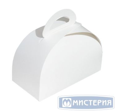 Упаковка для кондит. изделий 160х80х100 мм, без окна, неразъем.крышка, бел., карт., 25 шт/упак "Forgenika" Lady White ST 600 шт/кор РОССИЯ Forg Lady W 160*80*100 ST