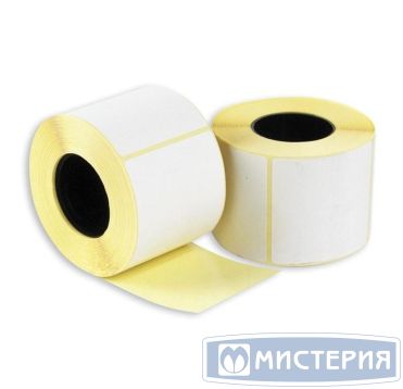Весовая лента 58х40 мм ЭКО, непринт., бел., термобум., 500 шт/рул 60 рул/кор РОССИЯ