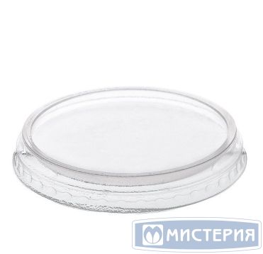 Крышка к контейнеру d145хh20 мм, прозр., ПЭТ, 100 шт/упак 400 шт/кор РОССИЯ