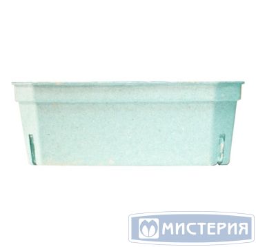 Лоток пищевой 190х110х70 мм, зел., пул-карт., 40 шт/кор 40 шт/упак РОССИЯ 107