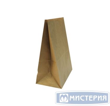 Пакет на вынос [220+120]х290 мм M без ручек, крафт, бум., 500 шт/кор 500 шт/упак РОССИЯ 015-000088-001