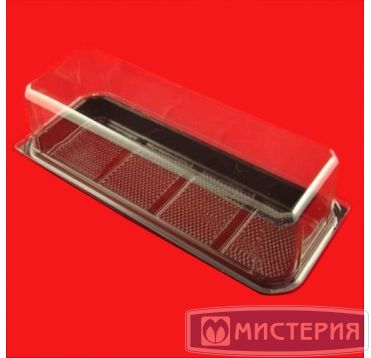 Крышка 2500л, внешн. 282х113х68мм, прозрачн., ПВХ