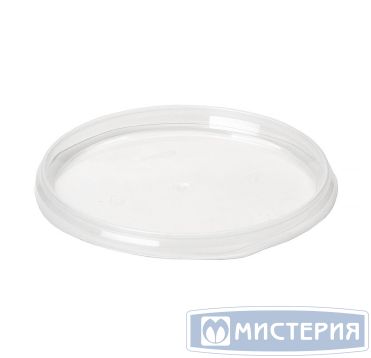 Крышка к контейнеру для пресервов [ведру] d132 мм, прозр., ПП, 400 шт/кор "Перинт" 400 шт/упак РОССИЯ крышка 132