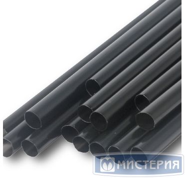 Трубочки для коктейлей 250 мм, d12 мм, черн., пласт. прямые в инд. упаковке, 250 шт/упак 5 упак/кор БЕЛАРУСЬ