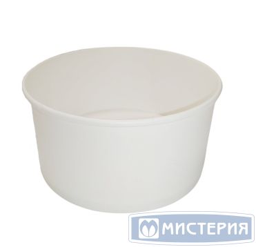 Контейнер 750 мл, d150хh60 мм, без окна, без крышки, бел., карт., 500 шт/кор 500 шт/упак РОССИЯ S2-W