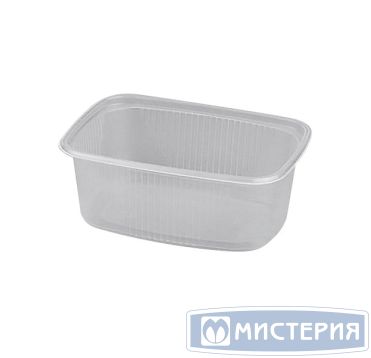 Контейнер 200 мл 1-секц. 108х82х38 мм, серия 108, без крышки, прозр., ПП, 100 шт/упак "ПолиЭр" 1 000 шт/кор РОССИЯ 108_И 200мл