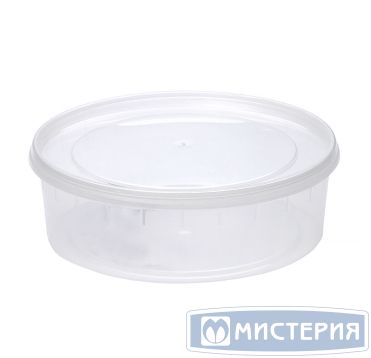 Крышка для контейнера под пресервы и мёд, кругл., d 145мм, прозрачная, ПП