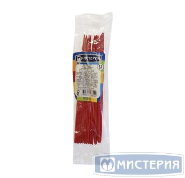 Нож одноразовый 165 мм, красн., ПС, 12 шт/упак "МИСТЕРИЯ" 600 шт/кор РОССИЯ