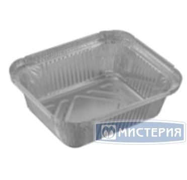 Форма алюминиевая 1-секц. 430 мл 144х119х40 мм, без крышки, алюм., 120 шт/упак 2 040 шт/кор РОССИЯ R28L