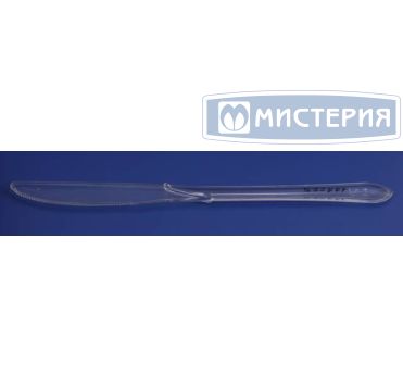 Нож одноразовый 180 мм, черн., ПС, 10 шт/упак "Buffet" 500 шт/кор РОССИЯ 188255/