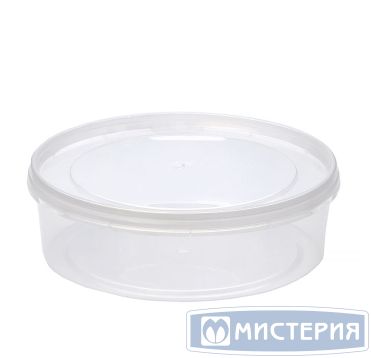 Крышка для контейнера под пресервы и мёд, кругл., d 145мм, прозрачная, ПП