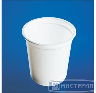 Контейнер под запайку 400 мл, 1-секц. d95х h100 мм, прозр., ПП, 910 шт/кор 910 шт/упак РОССИЯ Стакан 95.400 прозр.