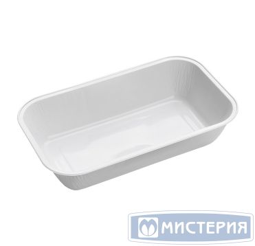 Форма алюминиевая 1-секц. 380 мл 165х100х35 мм, без крышки, алюм., 125 шт/упак 1 000 шт/кор РОССИЯ SR003G (лак)