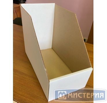 Гофрокороб Шоу-бокс 400х200х300 мм, бел., гофрокарт. Т22, 25 шт/кор 25 шт/упак РОССИЯ Г04221