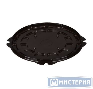 Упаковка для торта [дно] d245хh16[d215хh11] мм, коричн., ПС, 170 шт/кор "Комус" 170 шт/упак РОССИЯ Т-218 ДШ коричн.