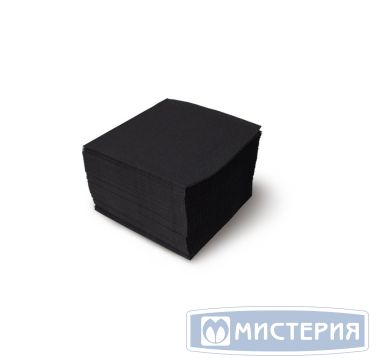 Салфетки 240х240 мм 2-сл., черн., бум., 250 шт/упак 18 упак/кор РОССИЯ