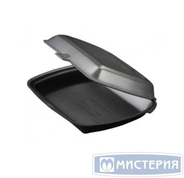 Ланч-бокс 1-секц. 195х150х70 мм, черн., ВПС, 100 шт/кор 100 шт/упак РОССИЯ LBS "А" черн.