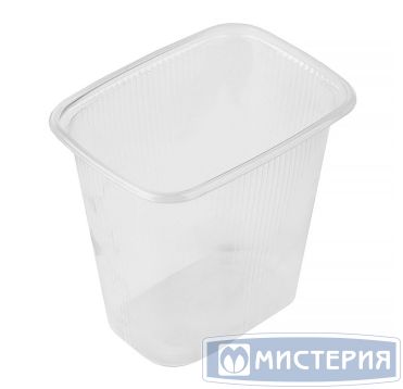 Контейнер прямоугольный 108х82х98мм, 500 мл, полупрозрачный