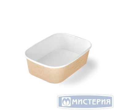 Контейнер 660 мл, 170х120х51 мм, без окна, без крышки, бел., карт., 45 шт/упак "OSQ" Case Bowl 660 White Edition 405 шт/кор РОССИЯ OSQ Case Bowl 660 (WE) (405)