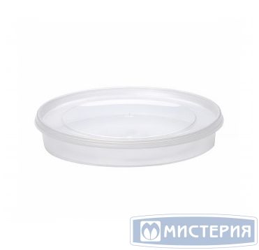 Контейнер прес./мед 150мл, "банка", "Шайба" d=145мм, h=20мм, полупрозрачный, контр. замок, ПП