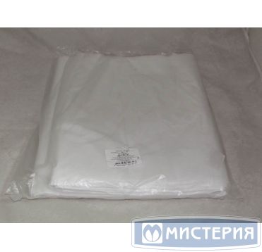 Фартук 800х1400 мм, бел., ПВД, 50 шт/упак 5 упак/кор РОССИЯ 30131