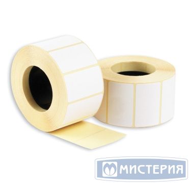 Весовая лента 58х100 мм ЭКО, непринт., бел., термобум., 500 шт/рул 48 рул/кор РОССИЯ -