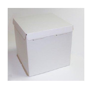 Коробка для торта 300х300х300 мм Эконом, без окна, крышка в компл., без руч., бел., карт., 10 шт/кор "Forgenika" EB-300 10 шт/упак РОССИЯ EB 300(300х300) / NEW