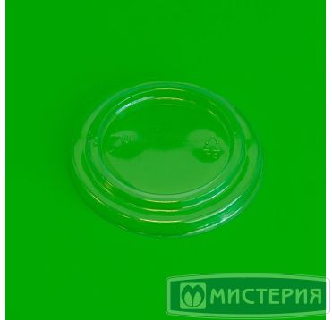 Крышка к контейнеру d93хh8,5 мм, прозр., ПС, 100 шт/упак 800 шт/кор РОССИЯ
