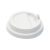 Крышка для стаканов, для холодного и горячего, d 80 мм, белая, с клапаном, полистирол