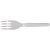 Вилка пластиковая, 120мм, белая, ПС